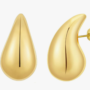 Chunky Gold Hoop Earrings for Women.