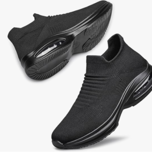 Women's Slip-On Walking Shoes – Comfortable Air Cushion Sneakers
