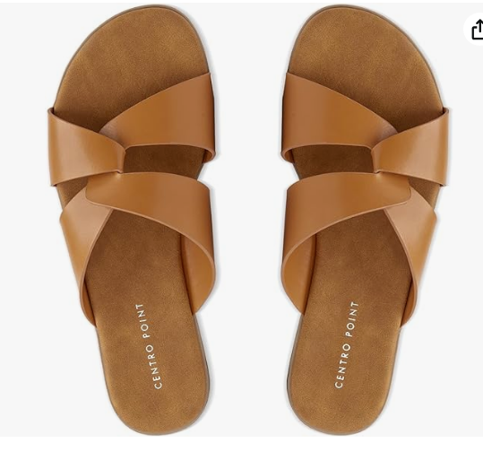 Women's Open-Toe Cross-Strap Sandals