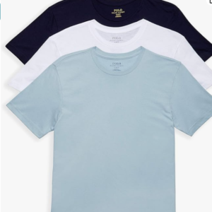 Ralph Lauren Mens Classic Fit Crews 3 Pack