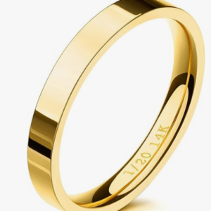 3mm 14K Gold Filled Dainty Stacking Rings for Women – Non-Tarnish