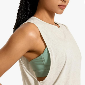 Cotton Cropped Tank Tops for Women – Sleeveless Yoga & Workout Tops